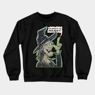 FUNNY WITCH Crewneck Sweatshirt